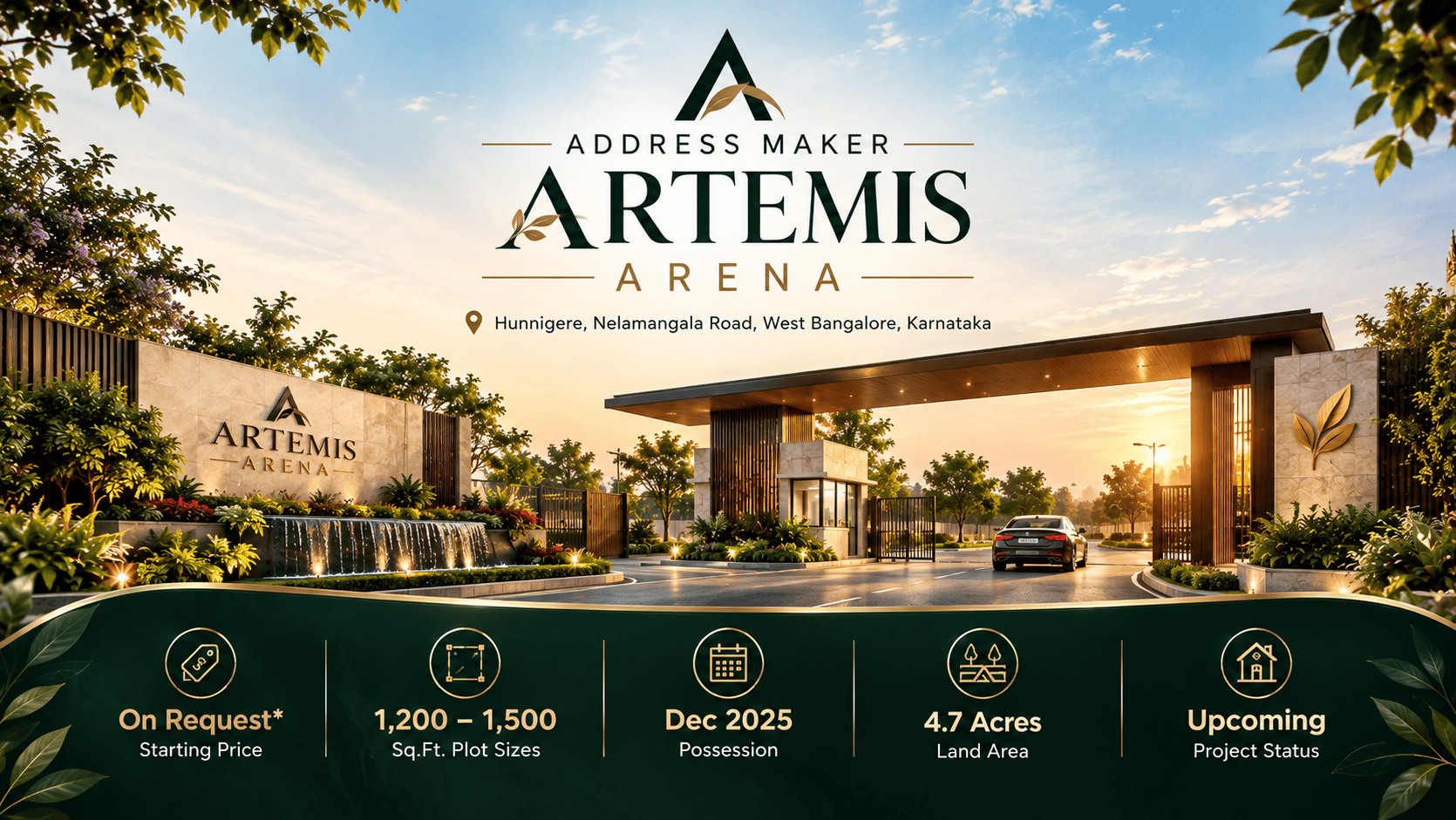 Artemis Arena - Premium Villa Plots in West Bangalore